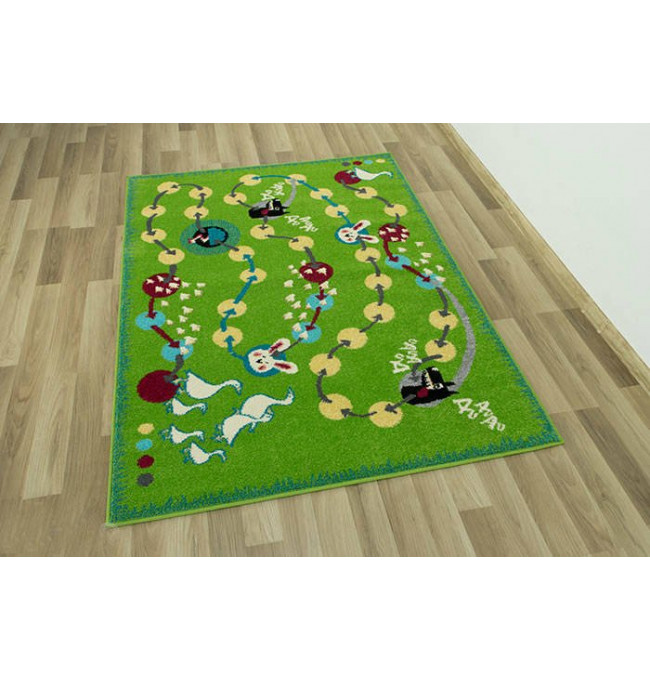 Dětský koberec Funky Myk zelený