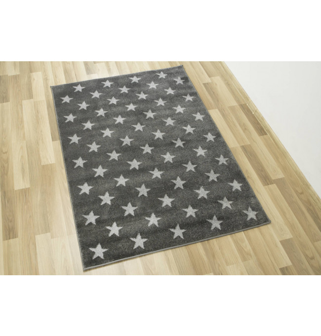 Dětský koberec Fushe 2327 Hvězdy šedý
