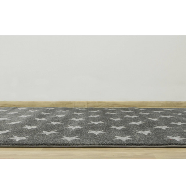 Detský koberec Fushe 2327 Hviezdy sivý