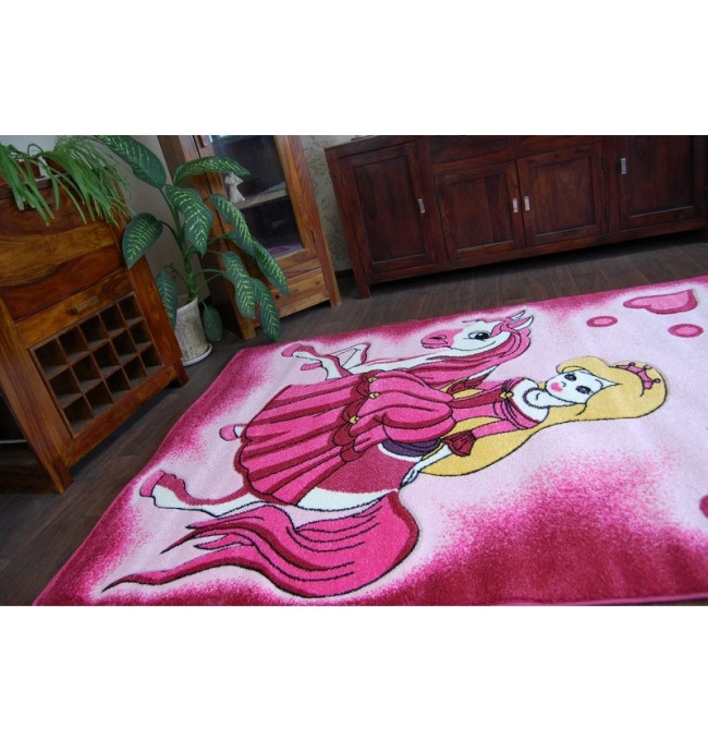 Detský koberec Happy C187 ružový