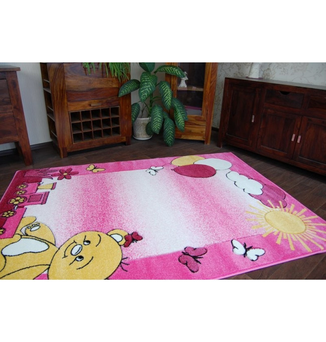 Dětský koberec Happy C210 růžový