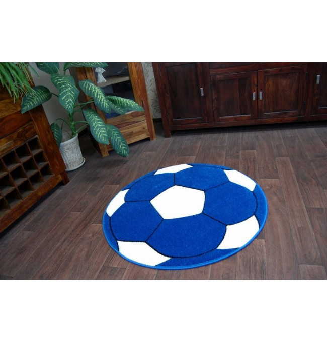Dětský koberec Happy míč modrý