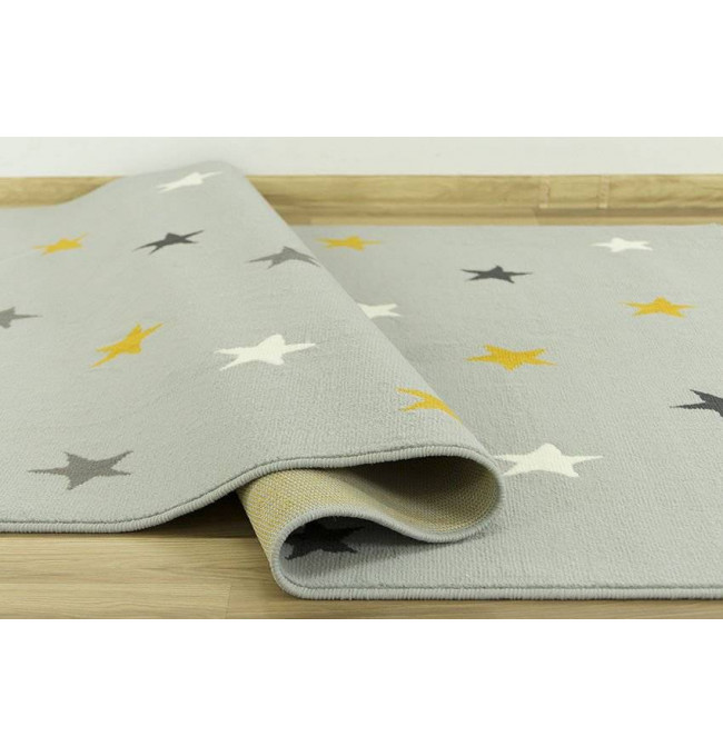 Detský koberec Kids 533752/89945 Hviezdy sivý