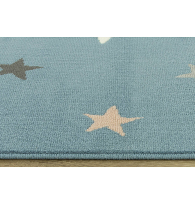 Dětský koberec Kids 533752/95822 Hvězdy modrý