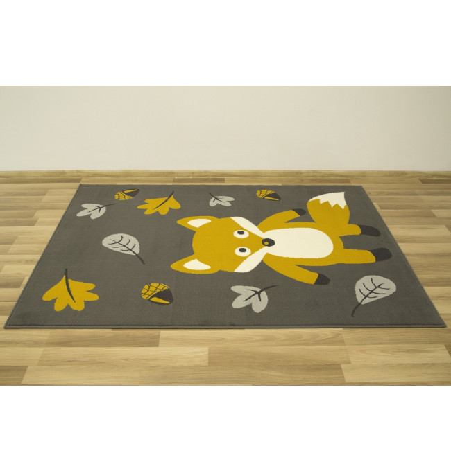 Dětský koberec Kids 534431/89915- Lišáček, hnědý