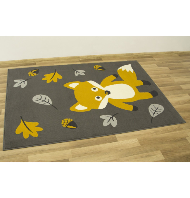 Dětský koberec Kids 534431/89915- Lišáček, hnědý