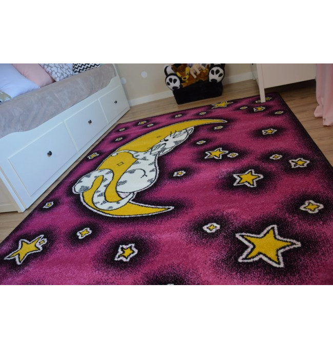 Detský koberec Kids Cat ružový C414