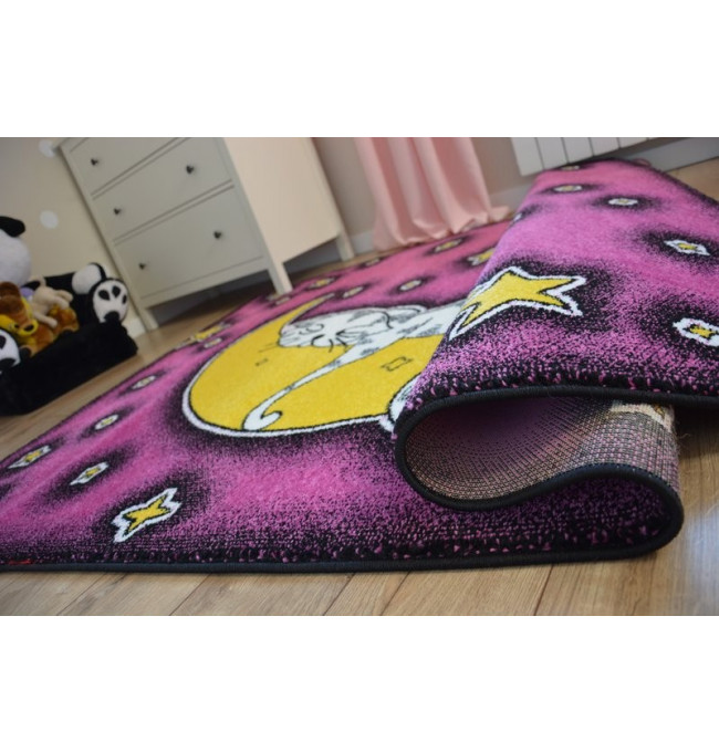 Dětský koberec Kids Cat růžový C414