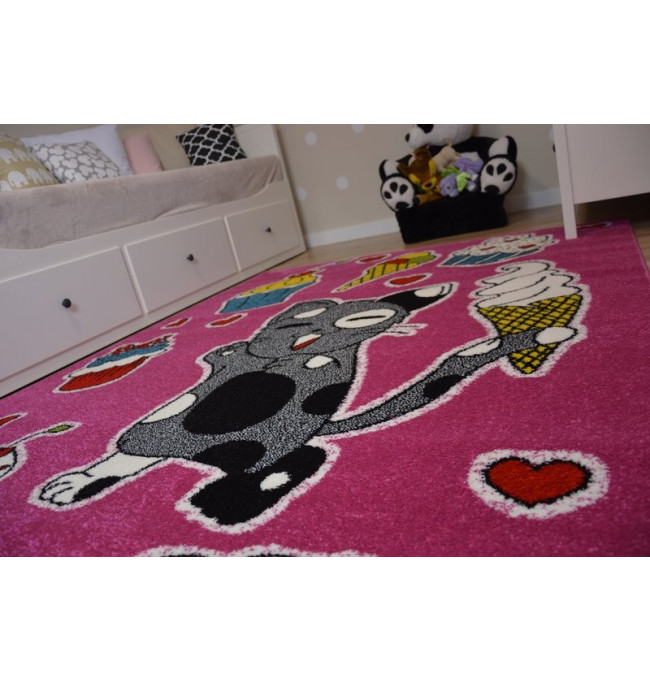 Dětský koberec Kids Ciacho růžový C415