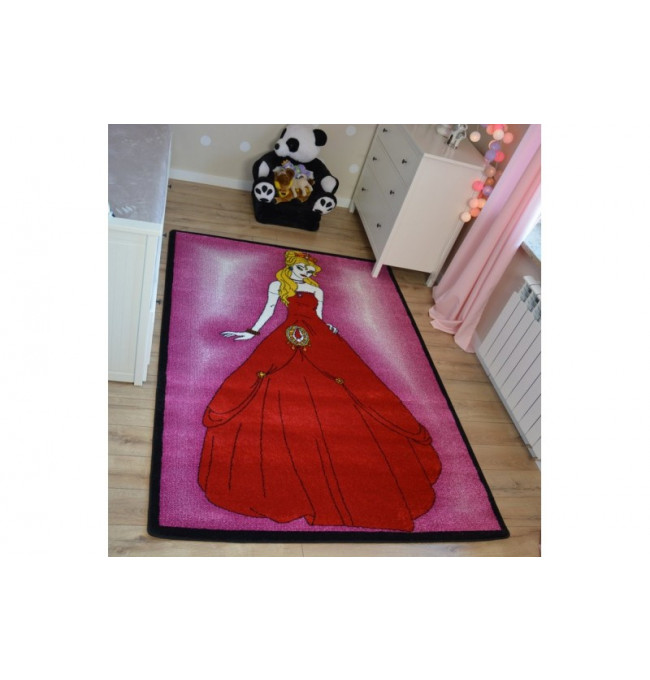 Dětský koberec Kids Princess růžový C425