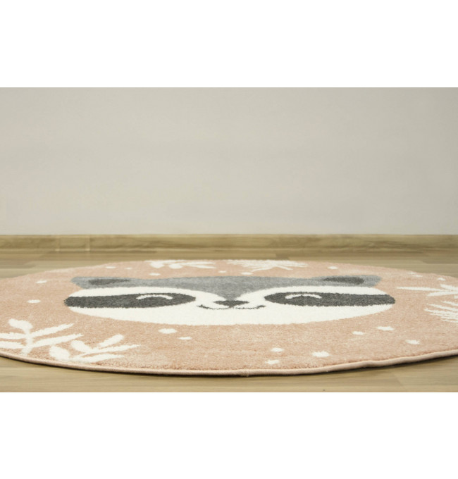 Detský koberec Lima C884A ružový / krémový