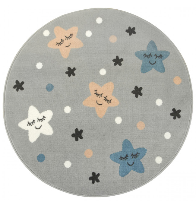 Detský koberec Luna Kids 534452/95844 mouse, svetlosivý