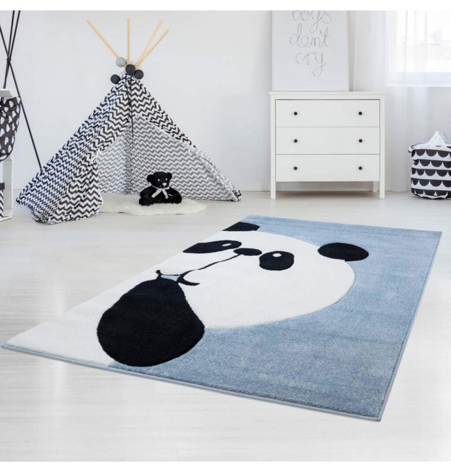 Detský koberec Panda Bueno 1389 modrý
