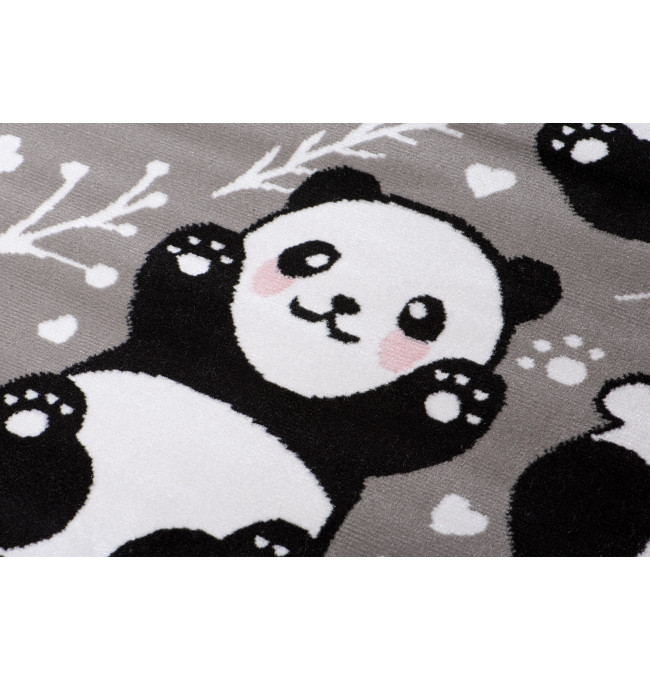 Detský koberec PINKY DE74A Panda sivý