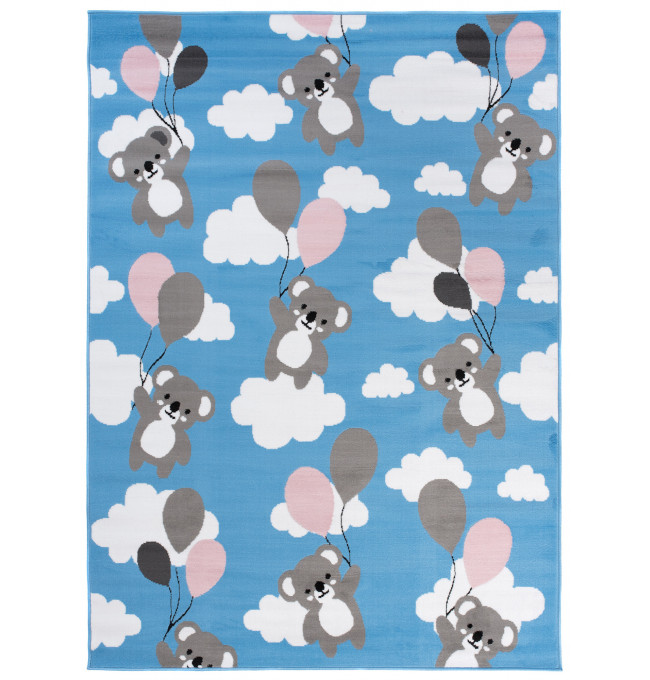 Detský koberec PINKY DE79B Koala modrý