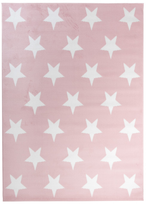 Dětský koberec PINKY L896A Stars růžový