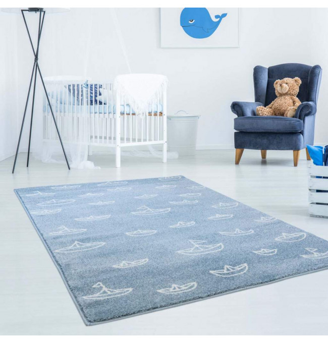 Dětský koberec Plachetnice Bueno 1457 modrý