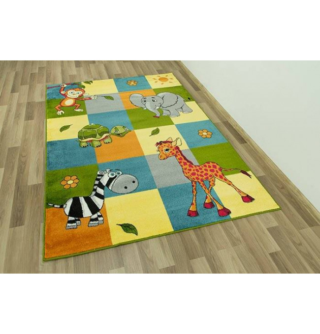 Dětský koberec Rainbow 11379/120 džungle, vícebarevný