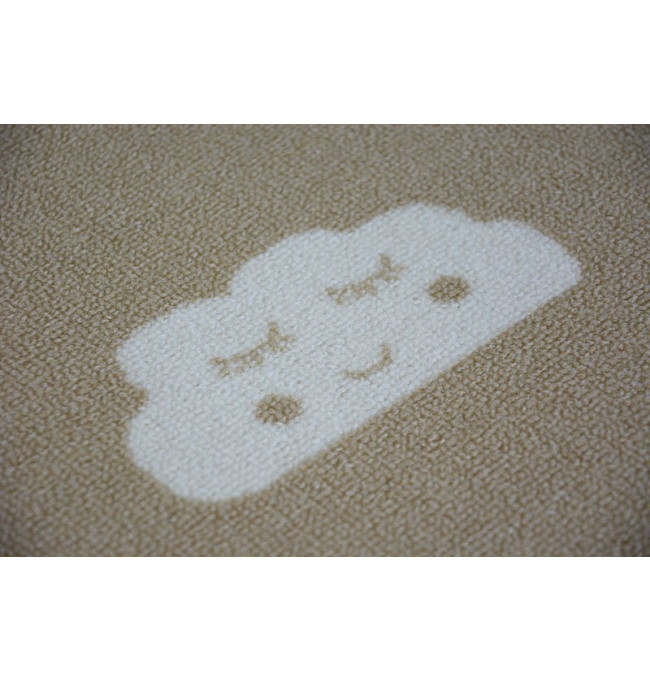 Detský protišmykový koberec CLOUDS béžový