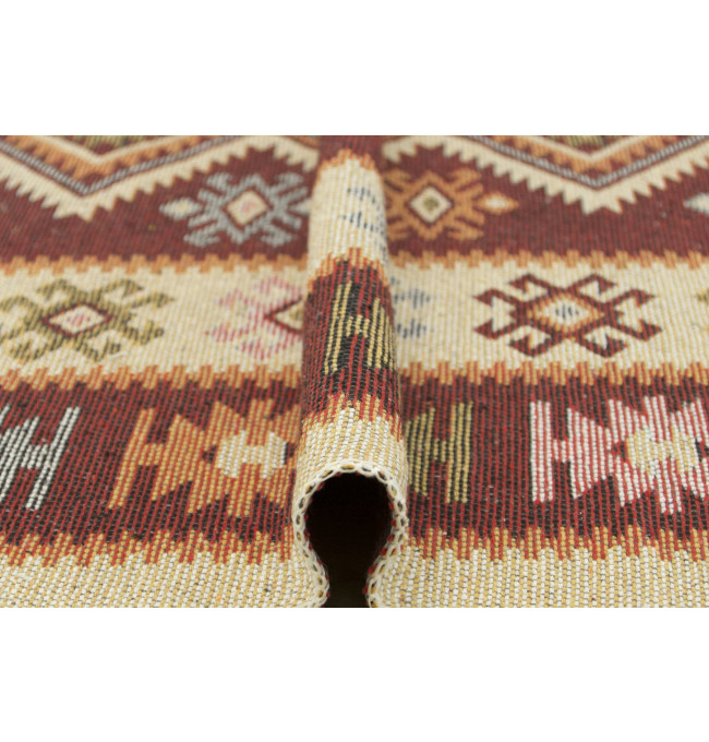 Obojstranný koberec / behúň Kilim bordový 2