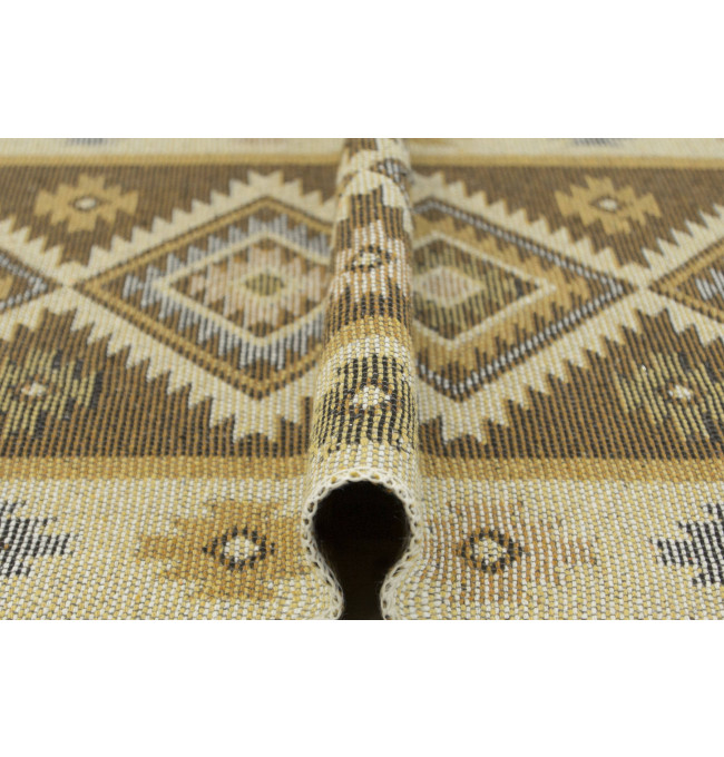 Obojstranný koberec / behúň Kilim medový 2