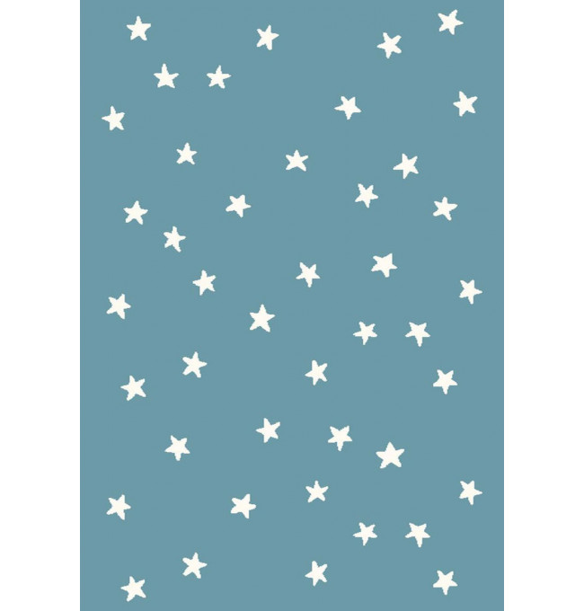 Koberec Agnella Soft Hviezdy modrý