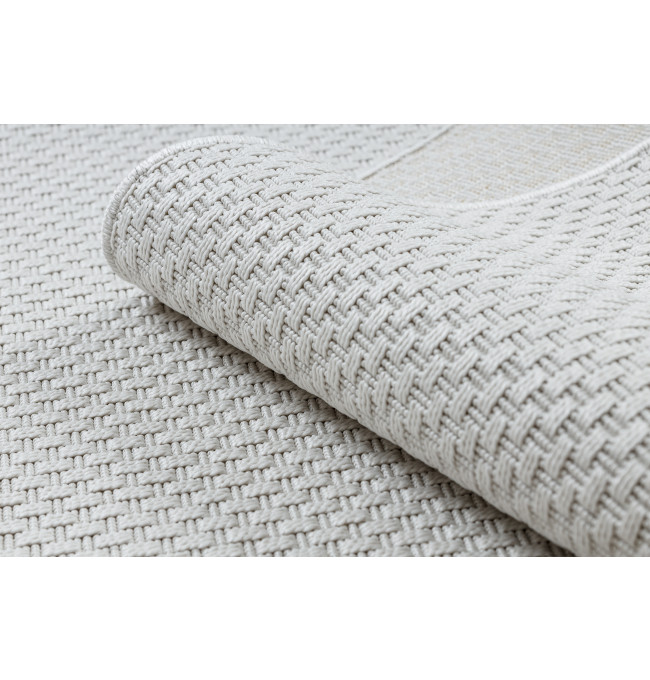 Šňůrkový koberec / běhoun SIZAL TIMO 6272 bílý