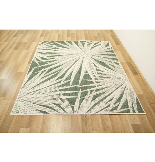 Šňůrkový oboustranný koberec Brussels 205623/10520 zelený
