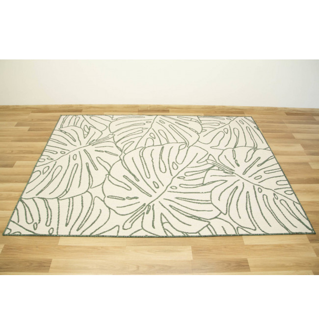 Šnúrkový obojstranný koberec Brussels 205625/10510 zelený