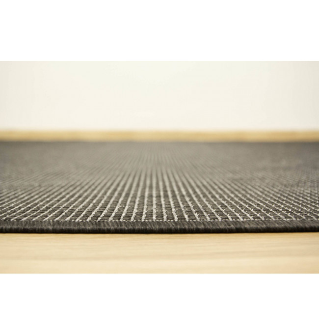 Šňůrkový oboustranný koberec Brussels 205664/11010 stříbrný / šedý
