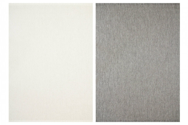 Šňůrkový koberec oboustranný Brussels 205668/10010 stříbrný