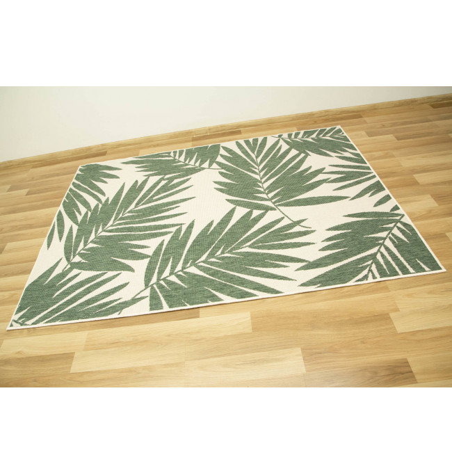 Šňůrkový oboustranný koberec Brussels 205720/10520 zelený