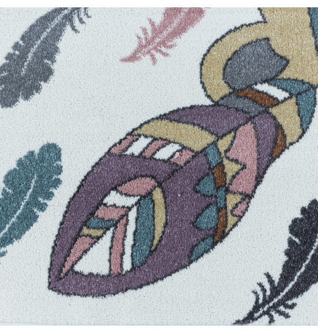 Detský koberec Funny indián, viacfarebný kruh 