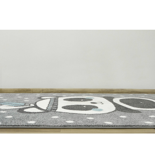 Detský koberec Lima 9371A sivý/tyrkysový