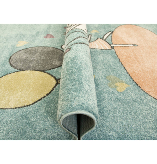 Detský koberec Lima 9393B modrý/ružový
