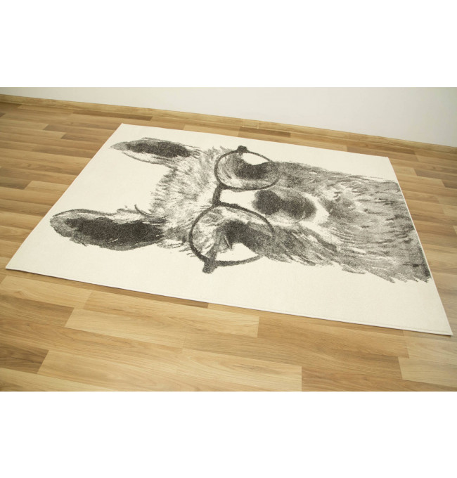 Dětský koberec Lima 9506A krémový/šedý