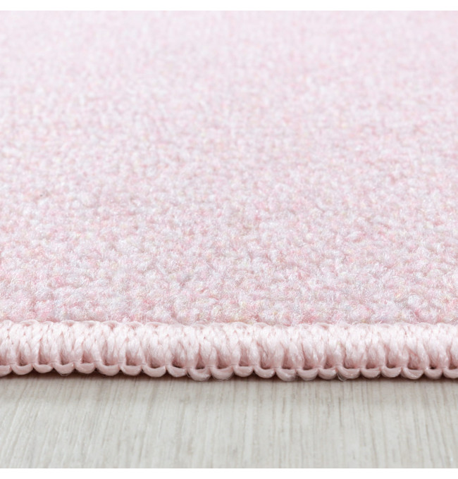 Detský protišmykový koberec Play hviezda ružová