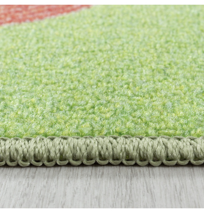 Detský protišmykový koberec Play uličky zelený