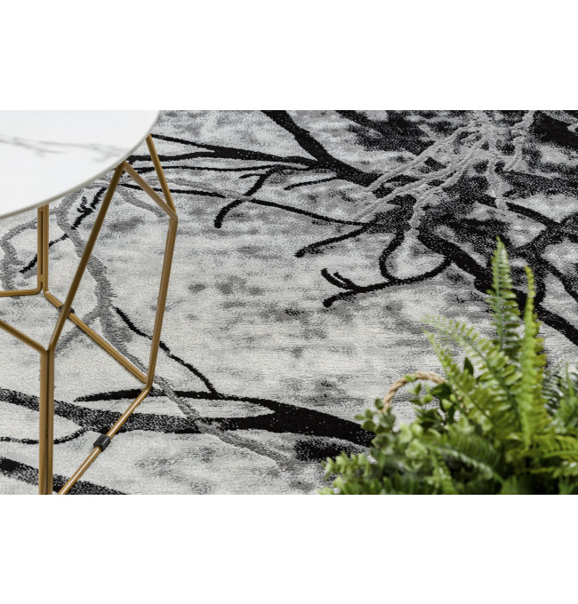 Koberec EMERALD exkluzivní 3820 glamour, styl dřevo stříbrný