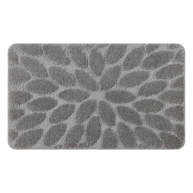 Koupelnový kobereček SUPREME STONES kamínky, šedý