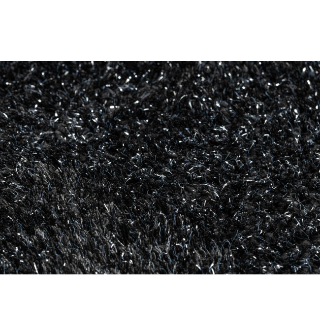 Koupelnový kobereček SYNERGY glamour / lurex, černý