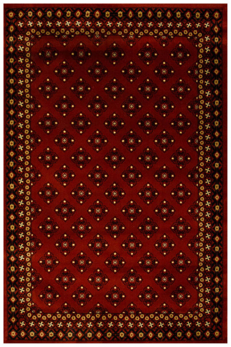 Koberec Afgan 3099A černý / červený