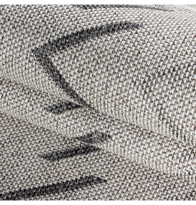 Šňůrkový koberec Aruba šípky krémový