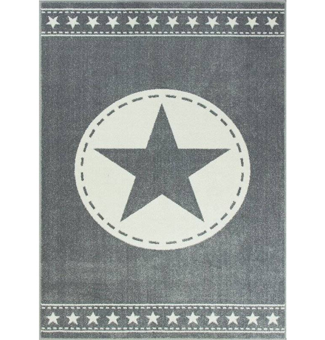 Dětský koberec Rainbow 11313/190 hvězda šedý