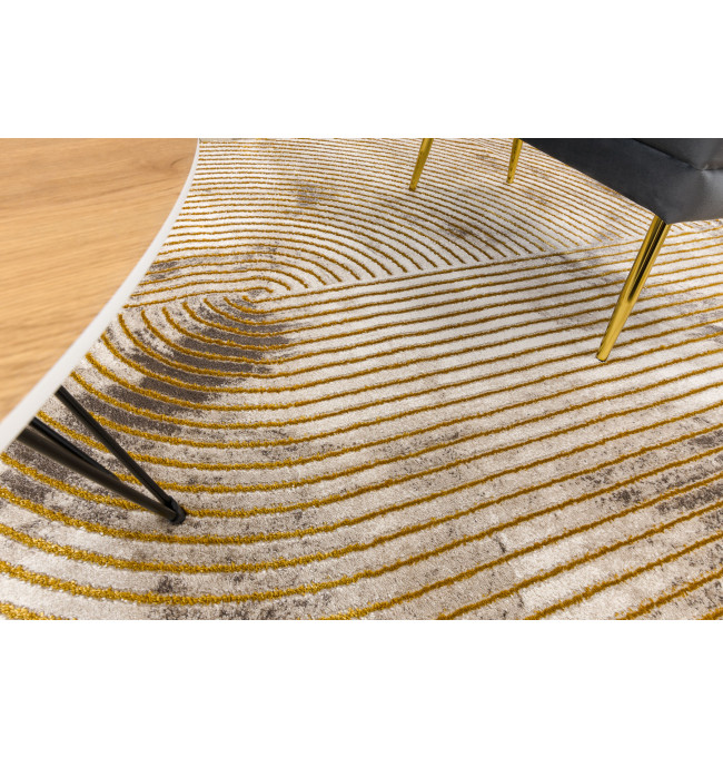 Koberec SAMPLE Naxos A0115 Geometrický - Strukturální béž/zlatý
