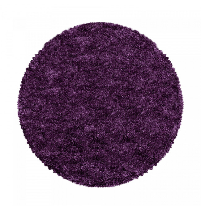 Koberec Fluffy Super Soft fialový kruh 
