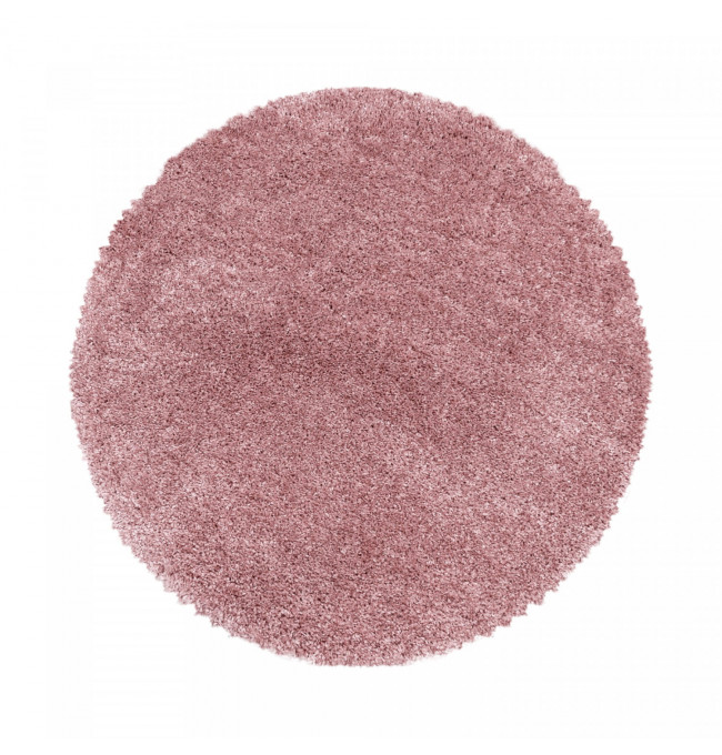 Koberec Fluffy Super Soft ružový kruh 