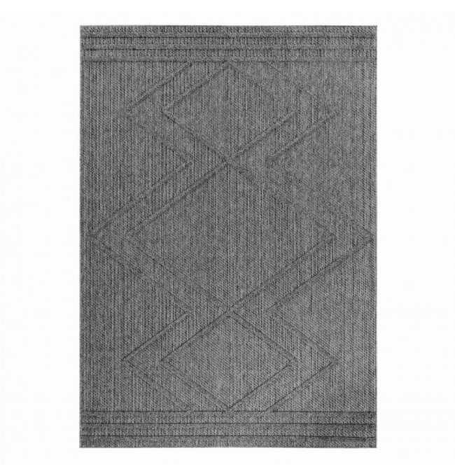 Šňůrkový koberec Patara aztécky šedý