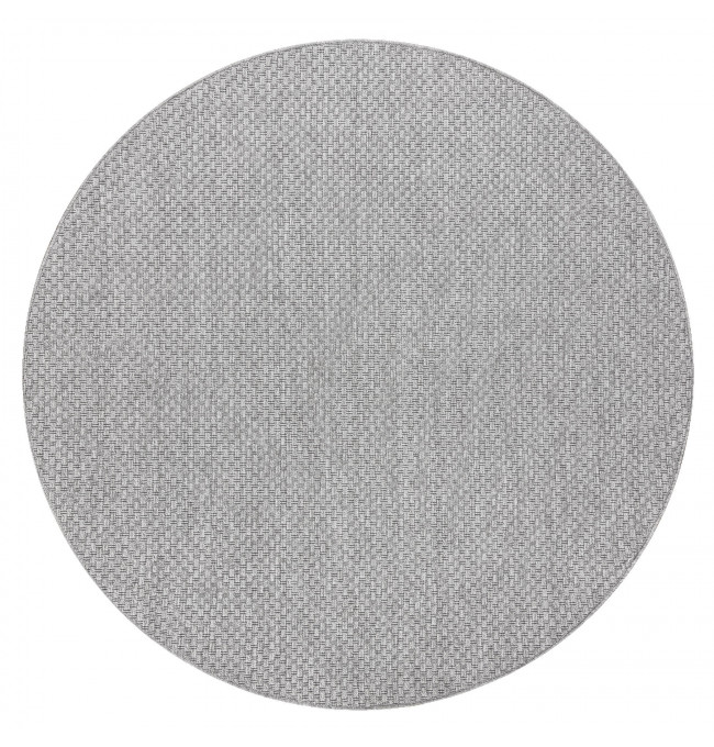Šnúrkový koberec SIZAL TIMO 6272 kruh, svetlosivý 