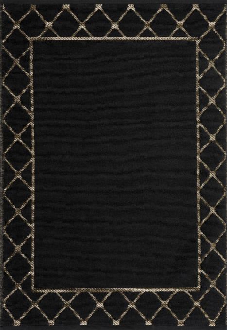 Koupelnový koberec MARTHA 07 černý